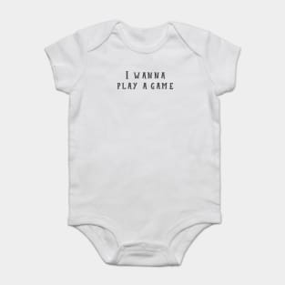 Play a Game Baby Bodysuit